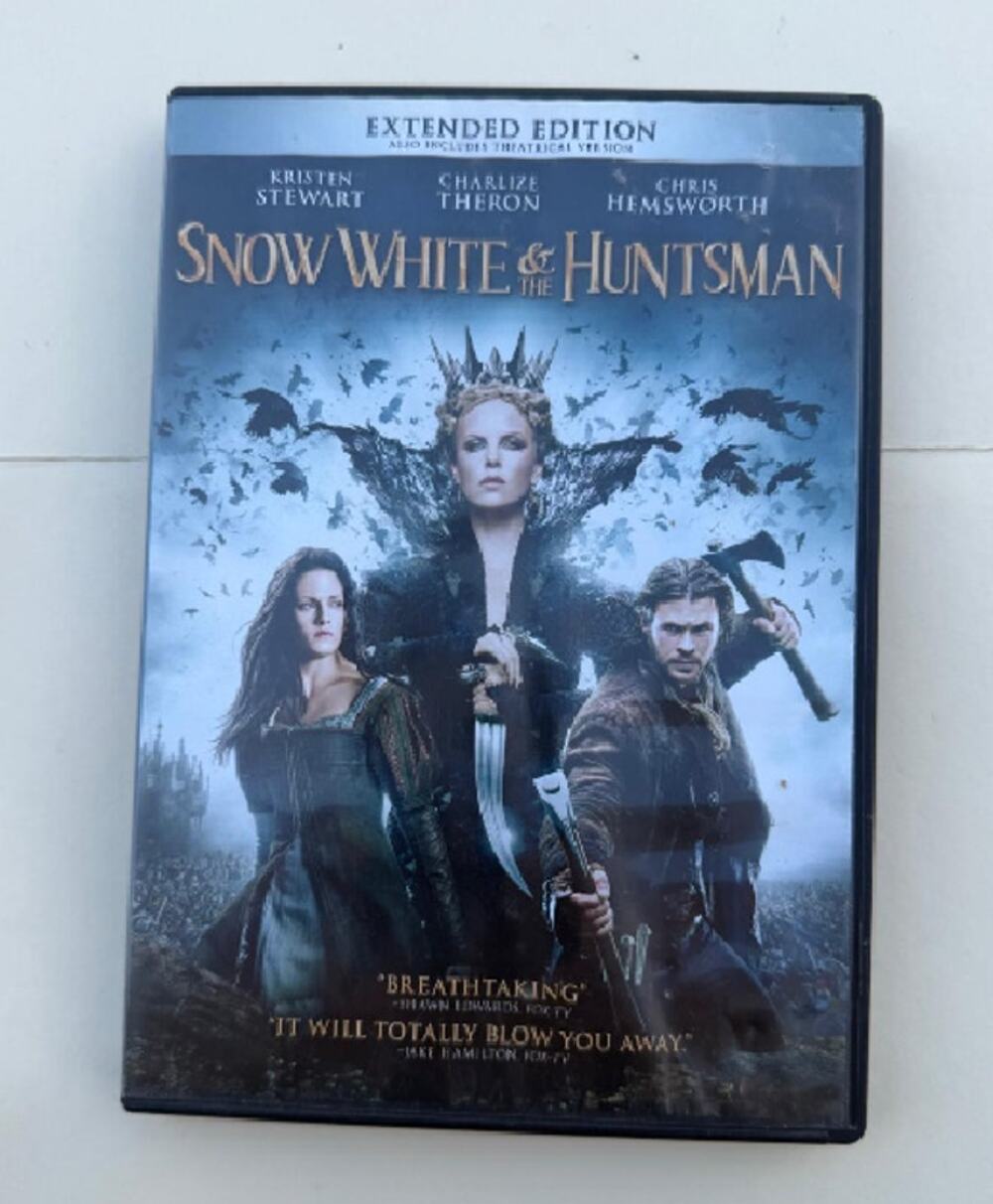 Snow White & the Huntsman DVD Extended Edition Kristen Stewart Chris Hemsworth